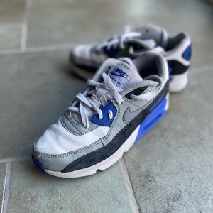 Nike Air Max size 3Y blue/black/grey/white